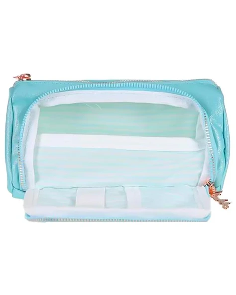 Kaukko Sparkle Plump Turkuaz Kalem Çantası K2546 - 3