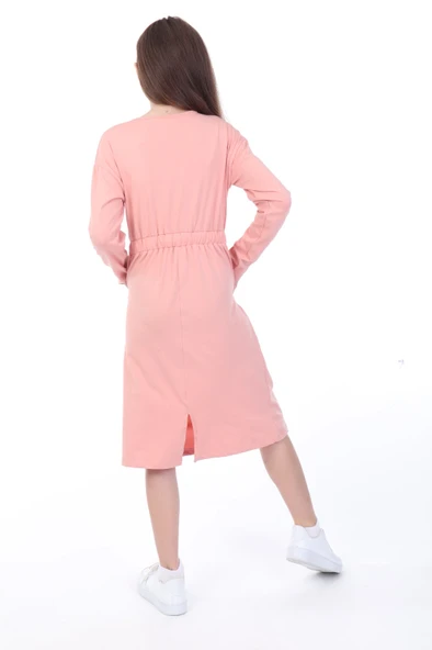 Toontoy Kız Çocuk  Neon Baskılı Elbise - 7