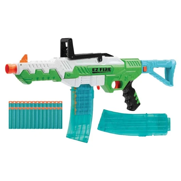 Air Warriors Ez Fire Blaster 28 Mermili Sünger Dart Atan Silah 56 Cm