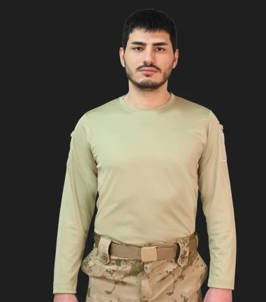 TAKTİKAL TİŞÖRT UZUNKOL BEJ