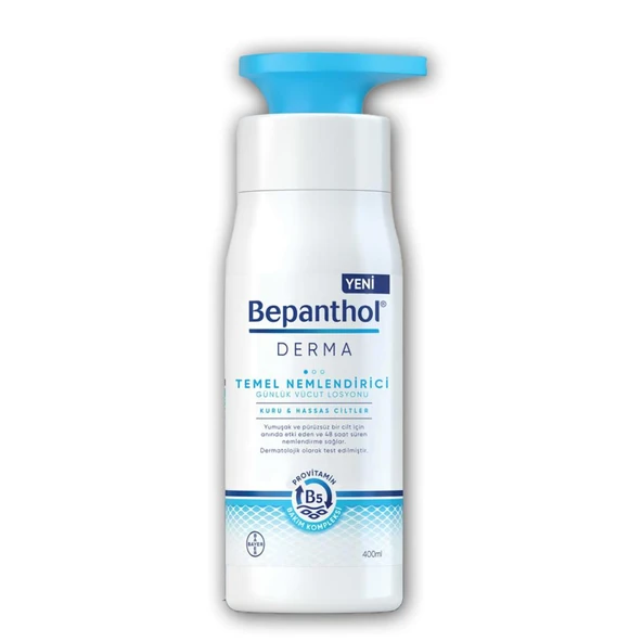 Bepanthol Derma Temel Nemlendirici Günlük 400 ml Vücut Losyonu - 1