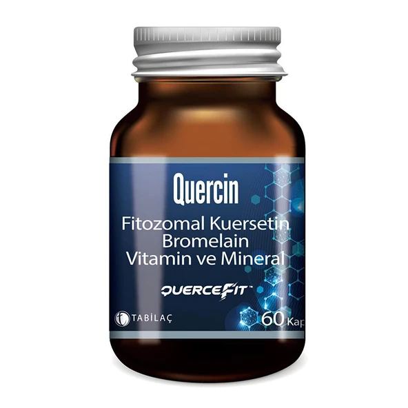 Quercin Fitozomal Kuersetin Bromelain 60 Kapsül