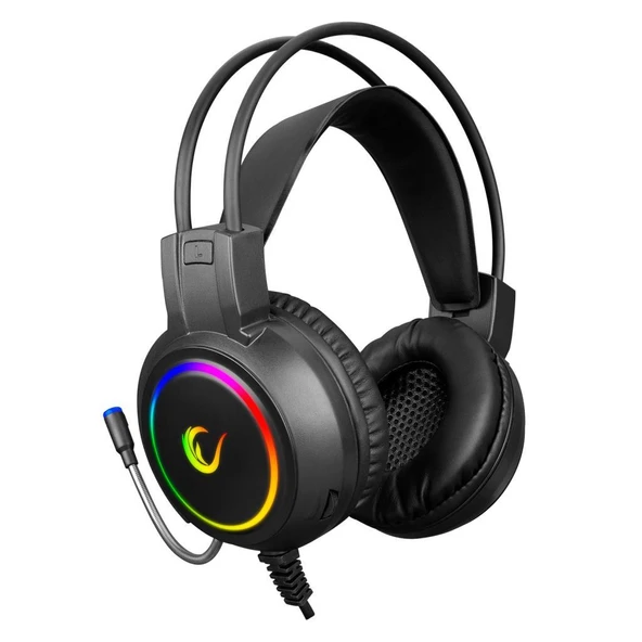 Rampage KM-404 ARGENTI Rainbow Aydınlatmalı USB Gaming Combo Q Klavye + Kulaklık + Mouse + Mousepad - 5