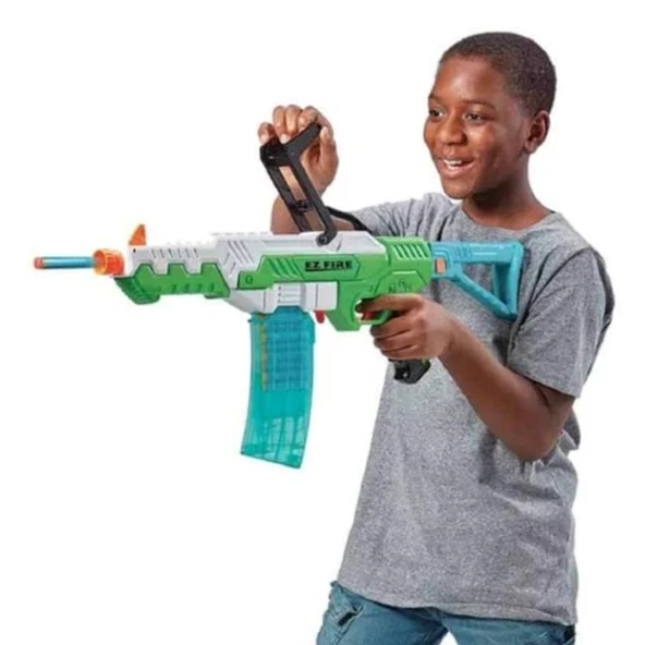 Air Warriors Ez Fire Blaster 28 Mermili Sünger Dart Atan Silah 56 Cm - 2