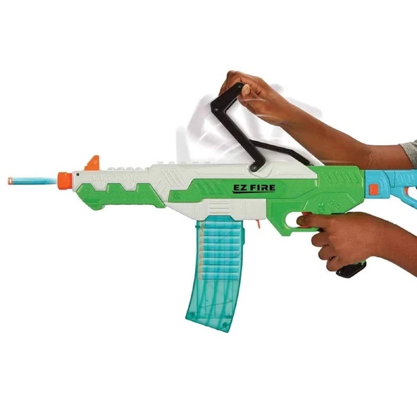 Air Warriors Ez Fire Blaster 28 Mermili Sünger Dart Atan Silah 56 Cm - 4