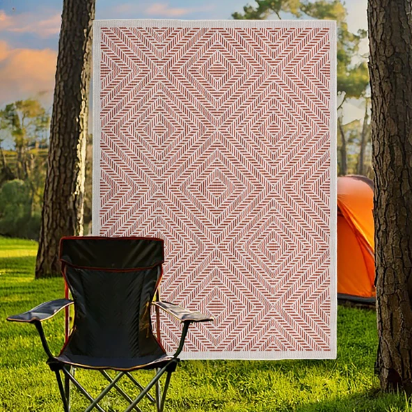 Eco Katlanabilir Sisal Balkon Teras Bahçe Piknik Kamp Mutfak Dokuma Halı Kilim