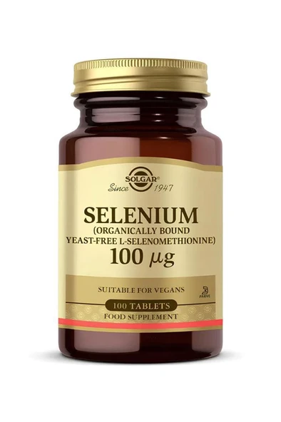 Solgar Selenium 100 mcg 100 Tablet ürün görseli 1
