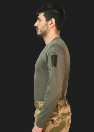 TAKTİKAL TİŞÖRT UZUNKOL HAKİ - 2