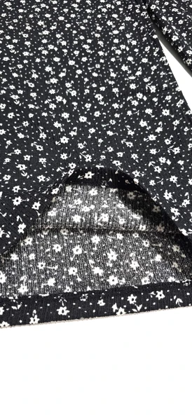 Çiçekli Kız Çocuk Bürümcük Pantolon - 3