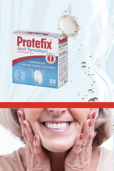Protefix Diş Protezleri Için Aktif Temizleyici 32 Tablet - 2