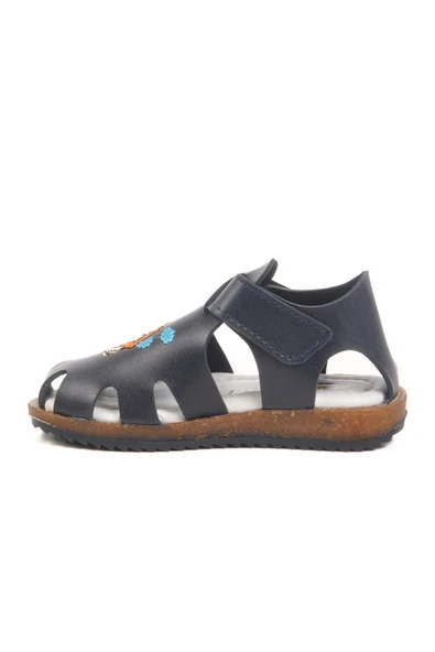 Ayakmod Lacivert Cırtlı Hafif Unisex Çocuk Sandalet 17373 B - 2