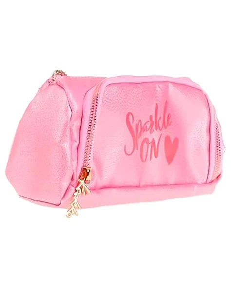 Kaukko Sparkle Plump Tropical Pembe Kalem Çantası K2554 - 2
