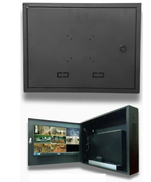 KAMERA KAYIT CİHAZI RAC KABİNET DVR / NVR METAL SAÇ PANO  VE MONİTÖR KUTUSU