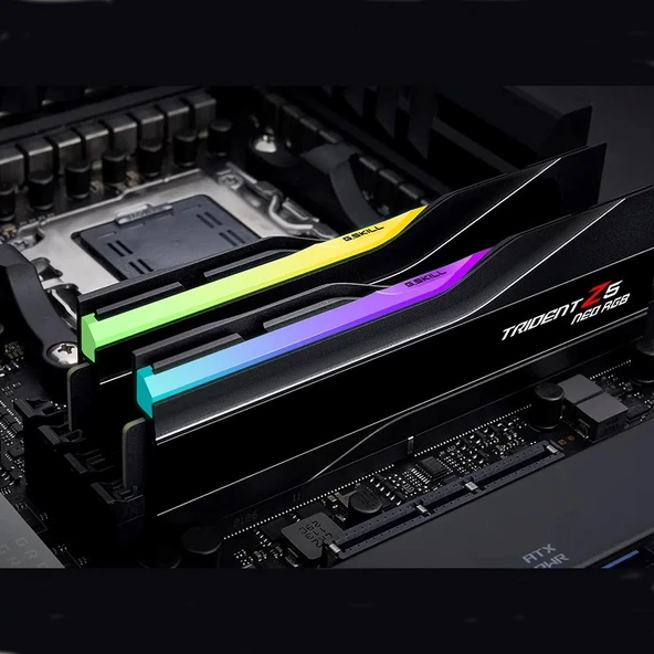 G.Skill Trident Z5 Neo RGB 32 GB (2x16) 6000 MHz CL36 F5-6000J3636F16GX2-TZ5NR DDR5 Dual Kit Ram - 5