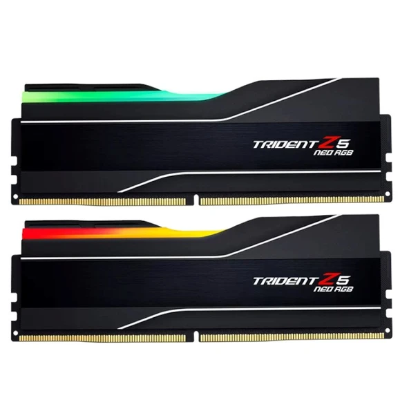 G.Skill Trident Z5 Neo RGB 32 GB (2x16) 6000 MHz CL36 F5-6000J3636F16GX2-TZ5NR DDR5 Dual Kit Ram - 3