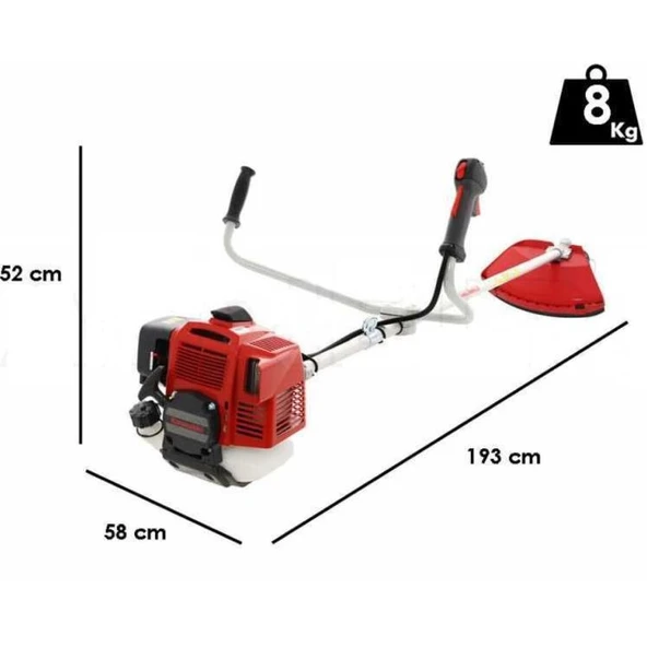 Kawasaki TJ 53E Benzinli Yan Tırpan 3 Hp - 3