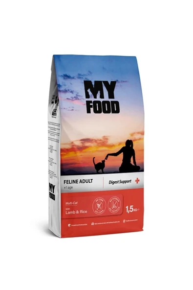 My Food Kuzu Etli Yetişkin Kedi Maması 1,5 kg