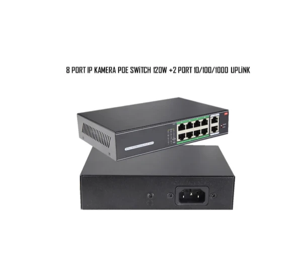8 Port Poe Switch 2 Port Uplink