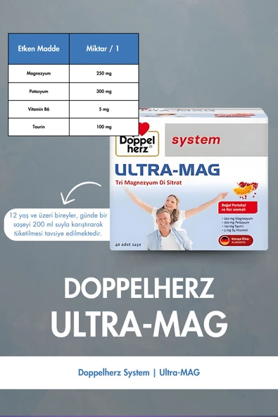 Doppelherz System Ultra-Mag 40 Saşe - Resim 4