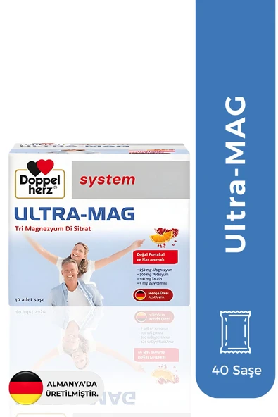 Doppelherz System Ultra-Mag 40 Saşe ürün görseli