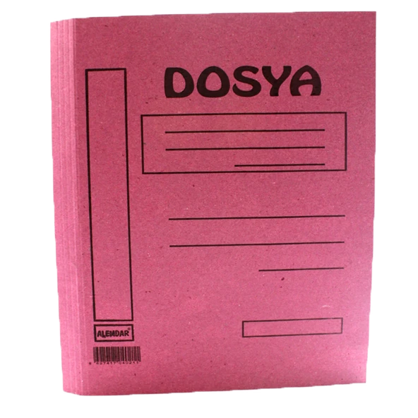 Alemdar Tam Kapak Dosya Pembe  (50li)