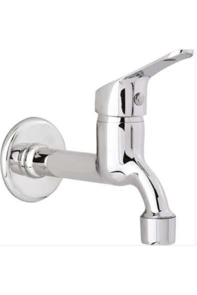 ZABİT TASARIM Dayanıklı Uzun Ömürlü Dirençli Banyo Tuvalet Bahçe Lavabo Musluğu Çeşmesi Uzun Gövde - 2
