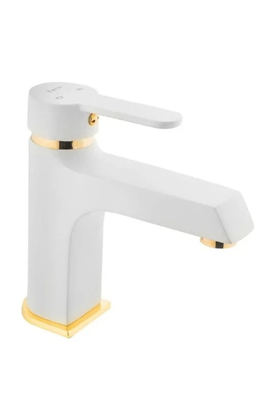 Kare Banyo Stil Mix Lavabo Bataryası Beyaz - 3