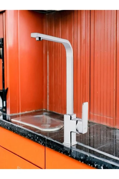 Kare Banyo Siera Mıx Eviye Bataryası (Uzun Borulu) Yüksek Kalite 2 Yıl Garantili - 3