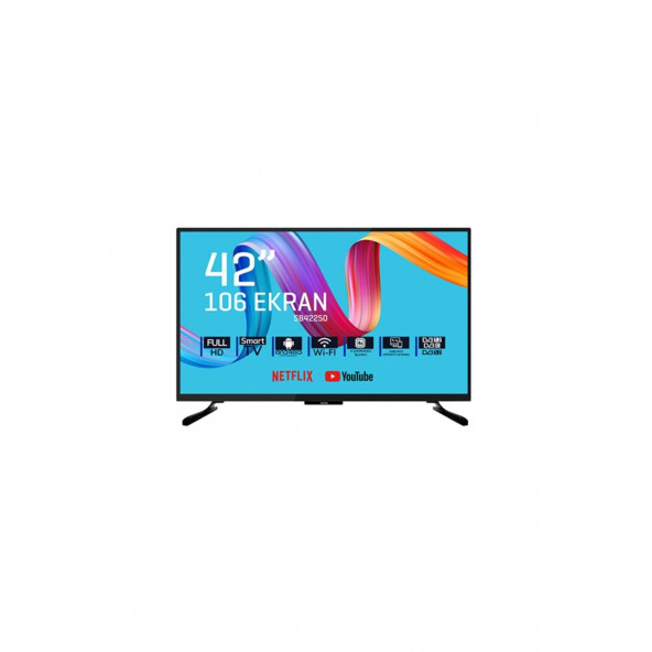 Saba SB42250 42" 106 Ekran Uydu Alıcılı Full HD Smart LED TV
