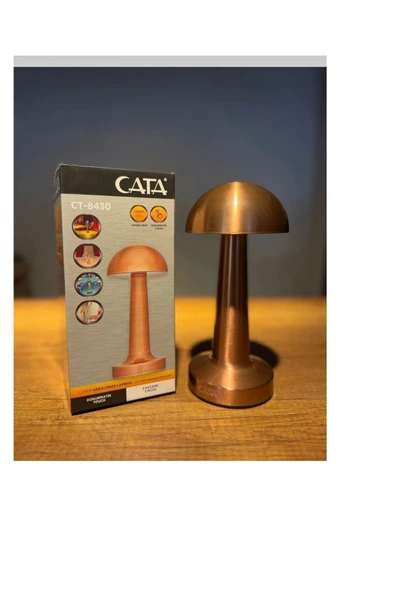 Cata Bakır Renk Şarjlı Masa Lambaları Ct-8430 - 4