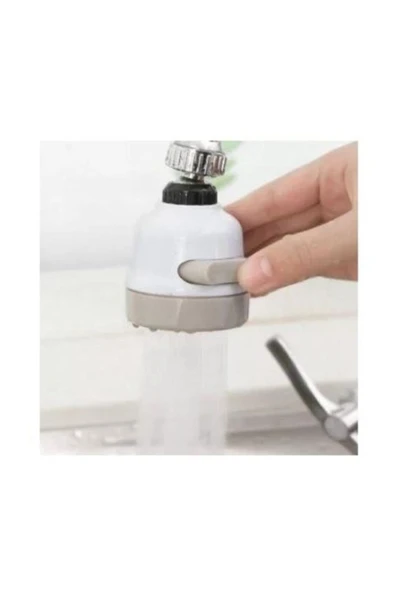 MİSSCAFE Musluk Ucu 3 Fonksiyonlu Mutfak Batarya Oynar Başlıklı Su Tasrruflu