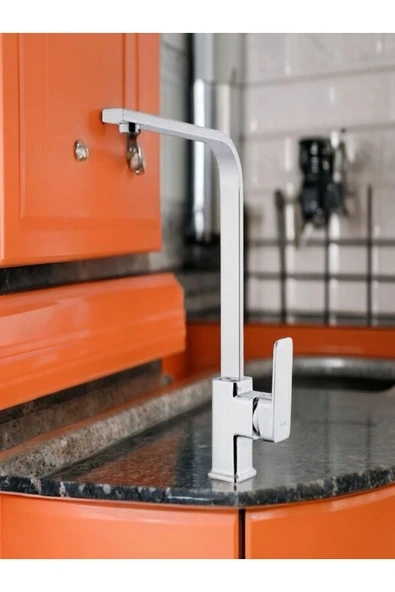 Kare Banyo Siera Mıx Eviye Bataryası (Uzun Borulu) Yüksek Kalite 2 Yıl Garantili