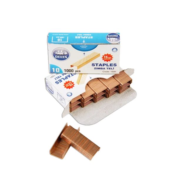 Delta Zımba Teli 1000 Lİ No:10 Sarı 1621 (10 paket)