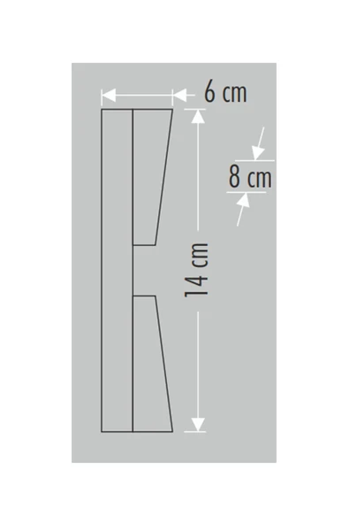 Cata Ct-7065 7w Rodos Dış Mekan Led Aplik 3200k Günışığı - 3