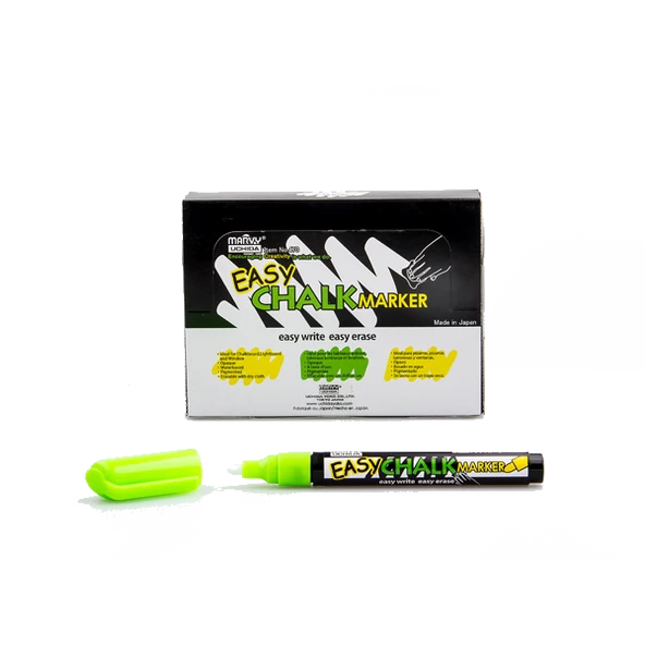 Marvy Markör Tebeşir Yuvarlak Uçlu Yeşil 470 ( 12 adet ) - 2