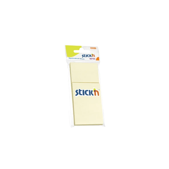 Hopax Stıckn Yapışkanlı Not Kağıdı 100 YP 38x51 Pastel Sarı  21127 ( 24 ADET )