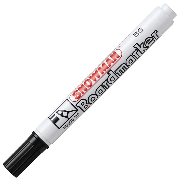 Snowman Tahta Kalemi Yuvarlak Uçlu Siyah BG-12-12 Lİ PAKET-12-LI-PKT - 3