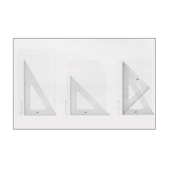 Hatas Öğrenci Gönye Seti 45-60 Derece Plastik 26 CM 0806-10 LU PAKET-10-LI-PKT