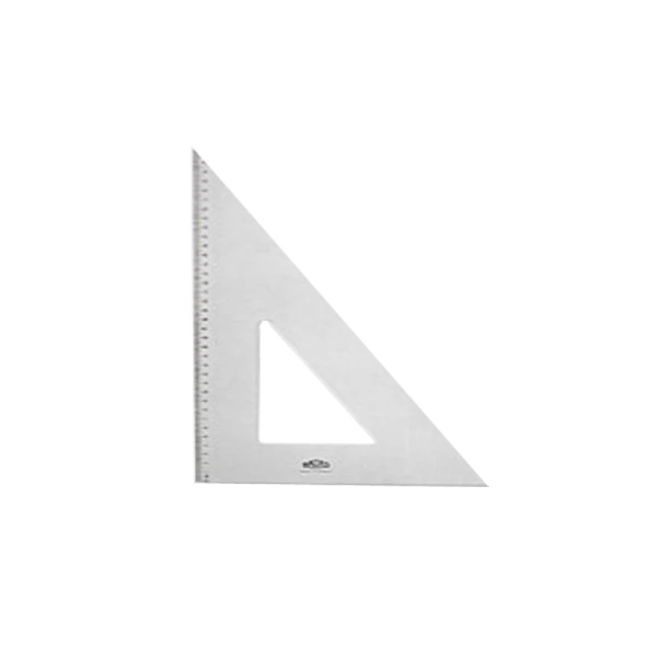 Hatas Teknik Resim Gönyesi 45 Derece 26 CM Akrilik 0620-10 LU PAKET-10-LI-PKT - Resim 2