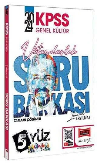Yargı Yayınevi 2024 KPSS Genel Kültür 5Yüz Vatandaşlık Tamamı Çözümlü Soru Bankası