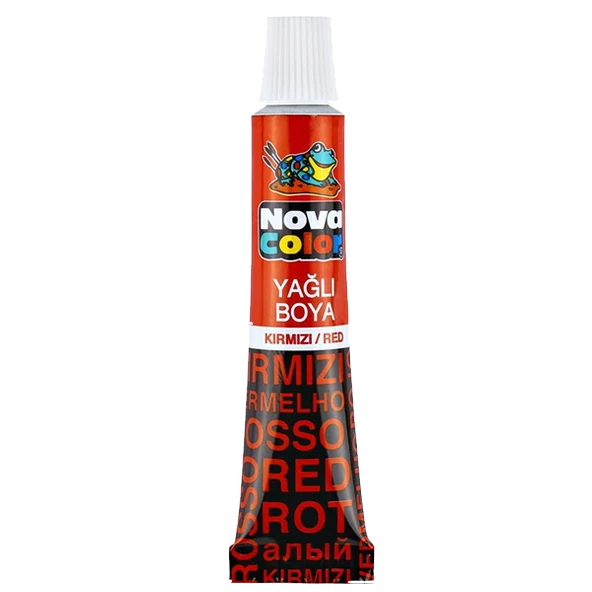Nova Color Yağlı Boya Tüp Kırmızı NC-128 - 2
