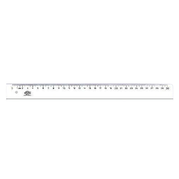 Hatas Standart Cetvel Plastik Geniş 30 CM (25 adet)0160