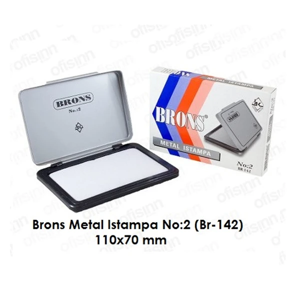 Brons Istampa Metal NO:2 11x7 BR-142 ( 12 adet ) - 2
