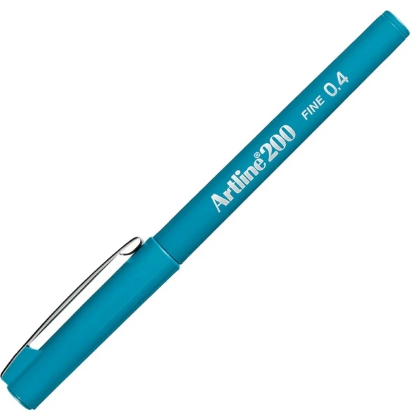 Artline Fineliner 0.4 MM Gök Mavisi (12 li) - 3