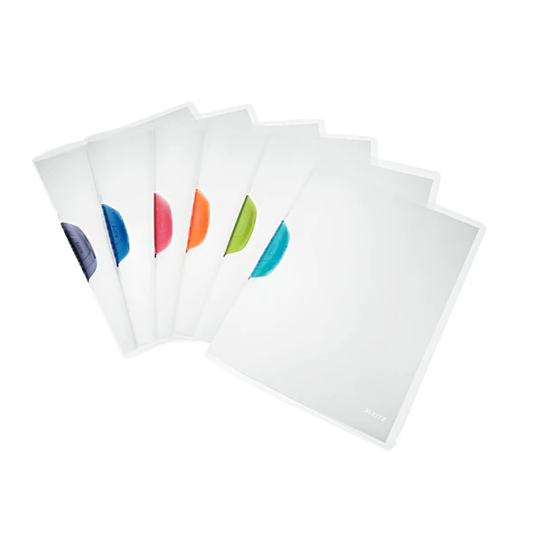 Leitz Sıkıştırmalı Dosya (6 adet) ColorClip Sırttan Klips 30 SY Kırmızı 4174-00-25
