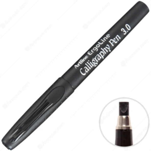 Artline Kaligrafi Kalemi 3.0 MM Siyah EK243 ( 12 adet)