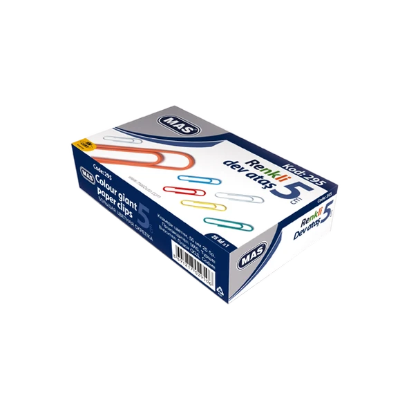 Mas Ataş Dev Renkli Pvc Kaplı 50 MM(24 kutu) ürün görseli