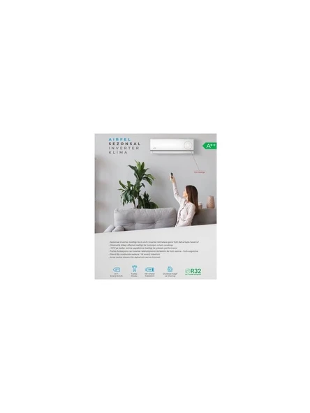 Airfel LRXM35N 12000 BTU R32 A++ Inverter Duvar Tipi Klima - 3