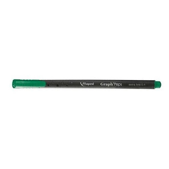 Maped Fineliner Graph Peps 0.4 MM Çim Yeşili 12 Lİ 74911303-12-LI-PKT - Resim 2