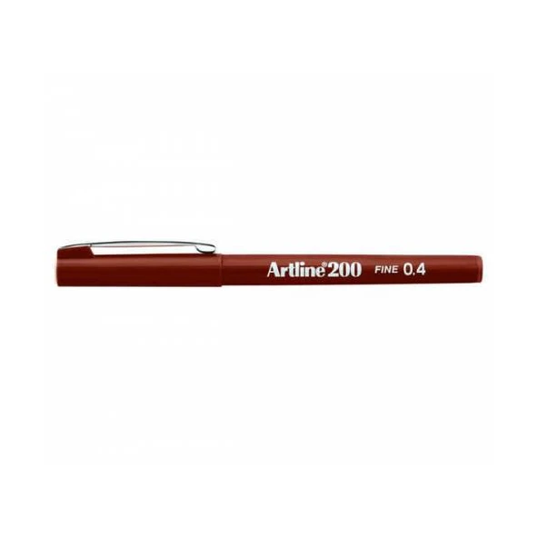 Artline Fineliner 0.4 MM Kahverengi (12 li)